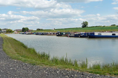 The marina as seen from the far end