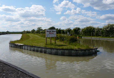 The access road